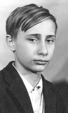 Zdjęcie Władimira Putina w wieku 14 lat, na którym Wiera oraz mieszkańcy Metheki rozpoznawali Wowę